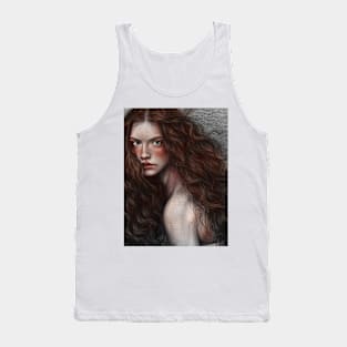 The hidden side-silver Tank Top